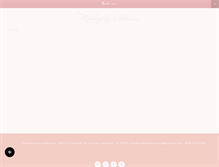 Tablet Screenshot of makeupbyadrienn.com